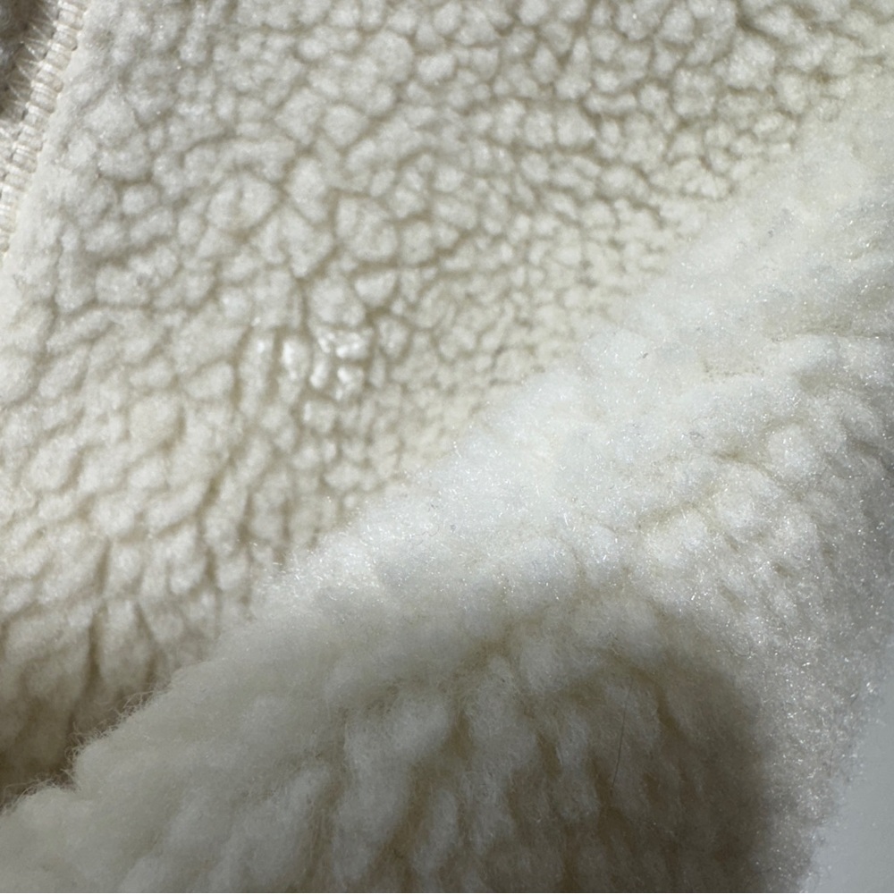 Old Navy Cozy Teddy Sherpa Long Zip Jacket Size XXL Relaxed Oversized Boxy - Picture 8 of 10